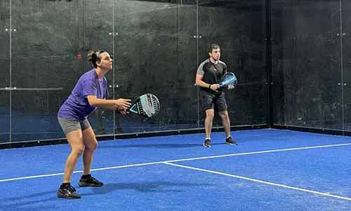 Clase de pádel